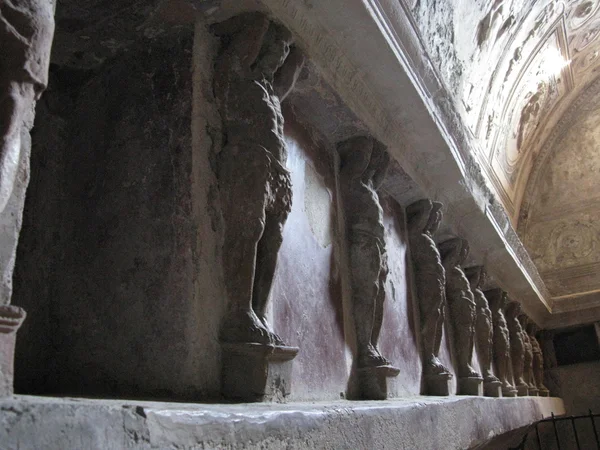 Prace wykopaliskowe w Pompejach — Zdjęcie stockowe