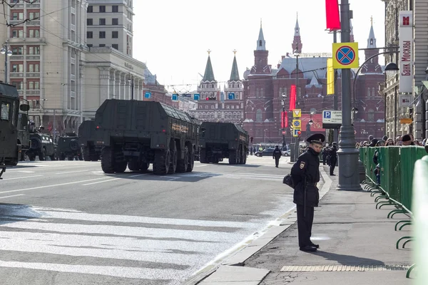Russische leger parade — Stockfoto