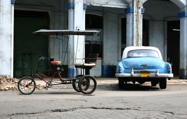 Küba eski model araba — Stok fotoğraf