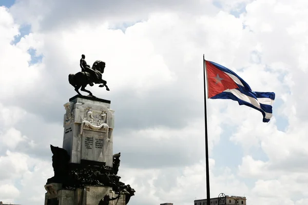 Памятник верховой езде на Кубе — стоковое фото