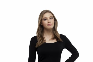 şüpheli ifade ile kız