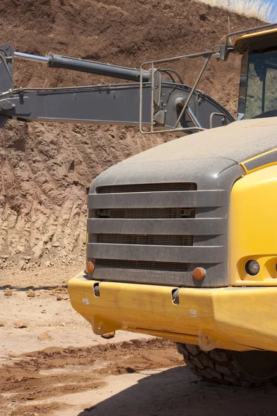 Bulldozer em ação — Fotografia de Stock