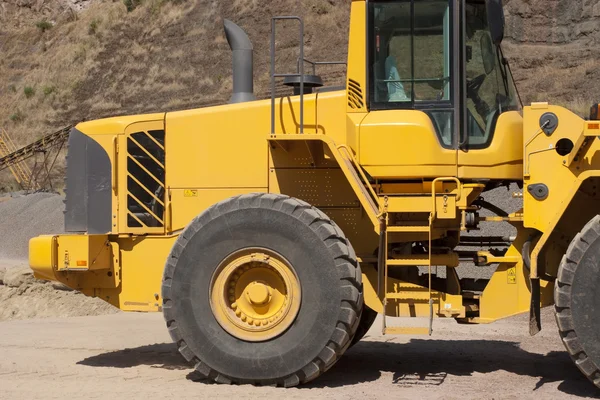 Bulldozer in actie — Stockfoto