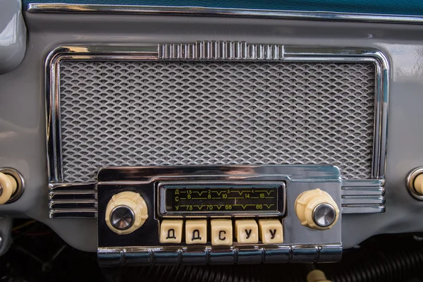 Vintage car interior GAZ M21 Volga — Stock Photo, Image