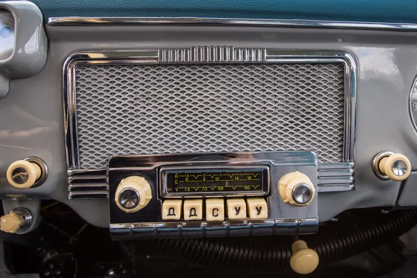 Intérieur de voiture vintage GAZ M21 Volga — Photo