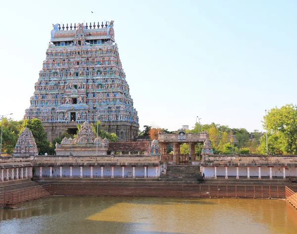 Enorme oude tempel complex chidambaram tamil nadu india — Stockfoto