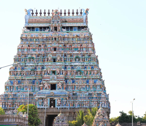 Enorme oude tempel complex chidambaram tamil nadu india — Stockfoto