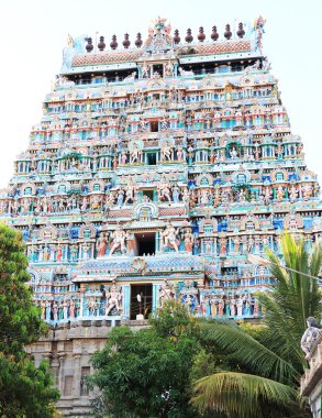 büyük antik tapınak karmaşık chidambaram tamil nadu Hindistan