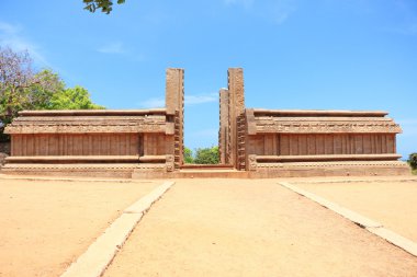 Mahabalipuram veya mamallapurna rock park tamil nadu Hindistan