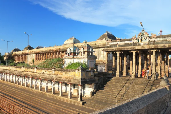 Massive ancient temple complex chidambaram tamil nadu india — Stock Photo, Image