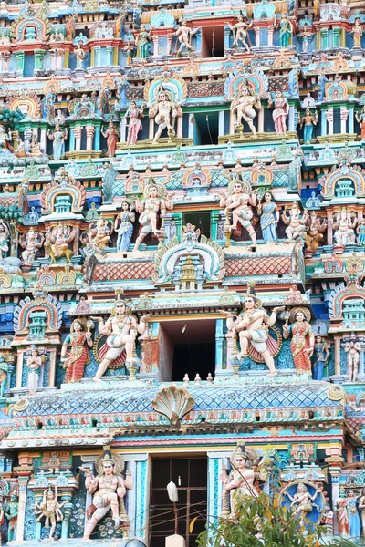 Масивні стародавнього храму комплекс Чідамбарамом Таміл Наду Індії — стокове фото