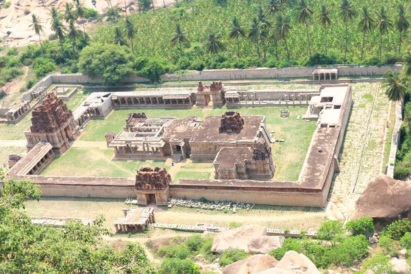 Adembenemend en enorme Hampi Unesco wereld erfgoed Site Karnatak — Stockfoto