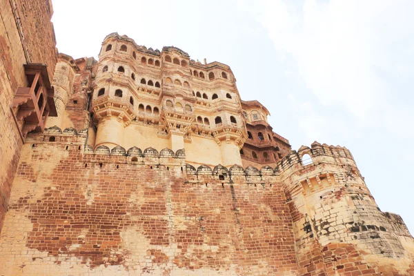 Magiczne twierdza Mehrangarh, Jodhpur, Radżastan, Indie — Zdjęcie stockowe