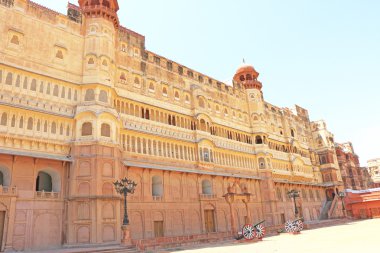 Junagarh kırmızı Fort Bikaner rajasthan Hindistan