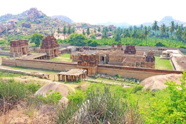 Şaşırtıcı ve büyük Hampi Unesco Dünya Mirası Site Karnataka