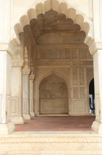 Agra kırmızı kale, Uttar Pradesh, Hindistan — Stok fotoğraf