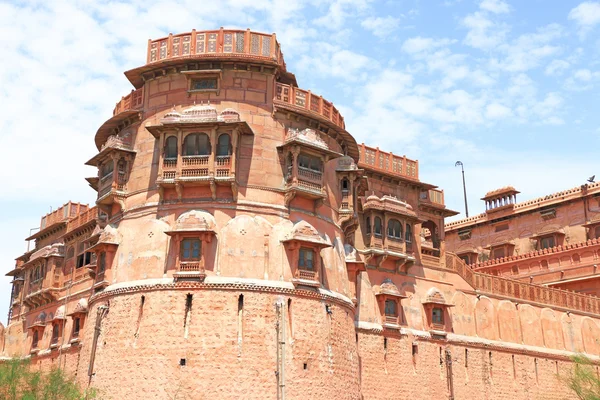 Junagarh κόκκινο οχυρό Μπικάνερ Ρατζαστάν Ινδία — Φωτογραφία Αρχείου