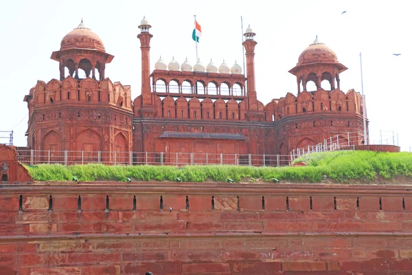 Kırmızı fort delhi Hindistan — Stok fotoğraf