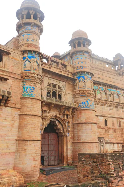 El impresionante fuerte de Gwalior del siglo VIII Madhya Pradesh India — Foto de Stock