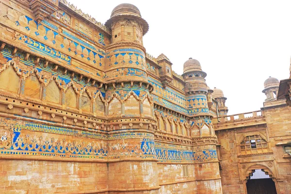 Le magnifique fort Gwalior du 8ème siècle Madhya Pradesh Inde — Photo