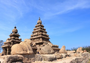 Thirukadalmallai Shore tapınak mamallapurna tamil nadu Hindistan