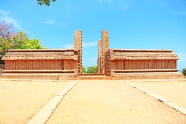 Mahabalipuram veya mamallapurna rock park tamil nadu Hindistan