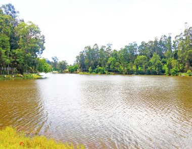 Ooty tepe istasyonu Gölü tamil nadu Hindistan