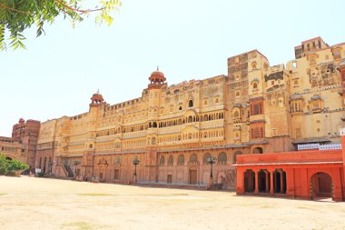 Junagarh red Fort Bikaner rajasthan india clipart