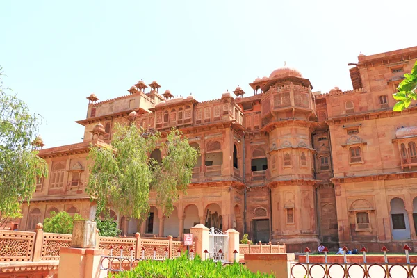 Junagarh rosso Fort Bikaner Rajasthan India — Foto Stock