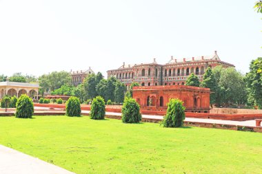 Red fort karmaşık delhi Hindistan