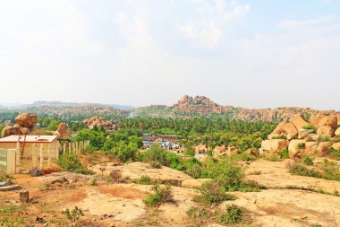 Şaşırtıcı ve büyük Hampi Unesco Dünya Mirası Site Karnataka 