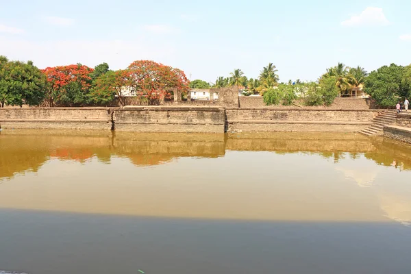 Aincent bogen watertanks en ruïnes bijapur Karnataka india — Stockfoto