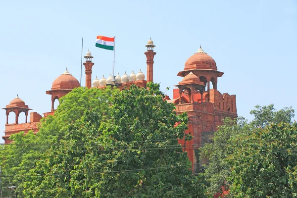 Röda fortet delhi Indien — Stockfoto