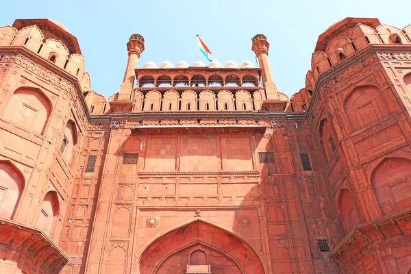 Kırmızı fort delhi Hindistan — Stok fotoğraf