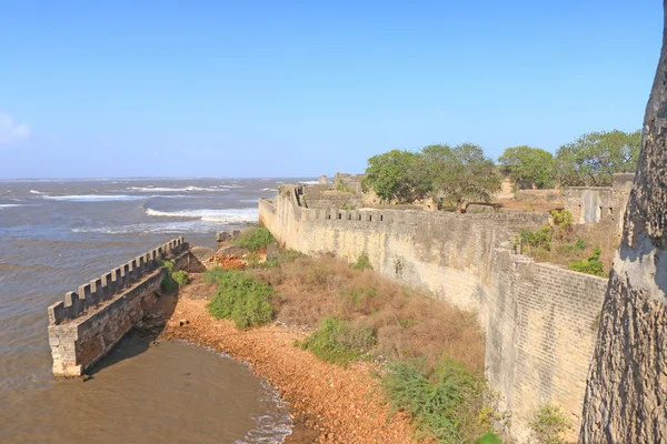 Pięknie utrzymany fort diu gujarat Indie — Zdjęcie stockowe