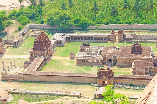 Adembenemend en enorme Hampi Unesco wereld erfgoed Site Karnatak — Stockfoto