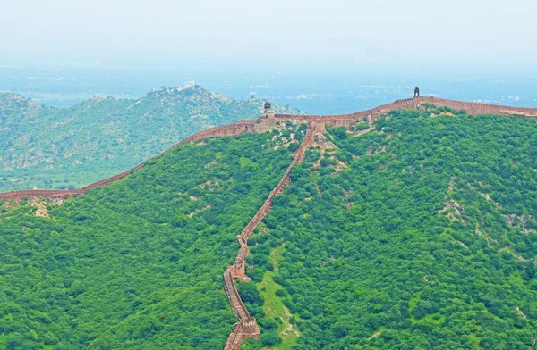 Amer Amber fort en paleis jaipur rajasthan india — Stockfoto