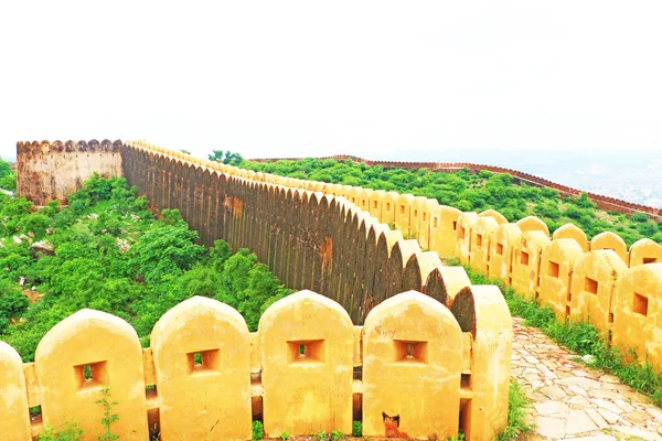 Czarujący Nahargarh fort jaipur Radżastan Indie — Zdjęcie stockowe