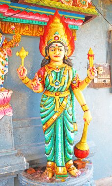 renkli tapınak ve tapınak Hindistan