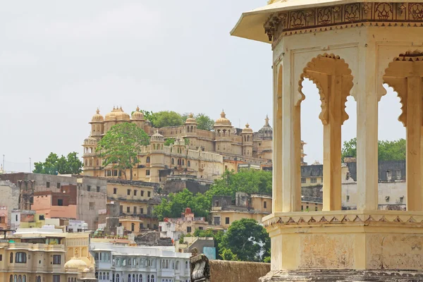 Palácio da Cidade Udaipur Rajasthan Índia — Fotografia de Stock