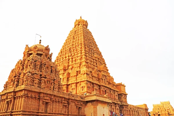 Brihadeshwara chrám a zahrady, velký Thanjavur Tamilnádu i — Stock fotografie