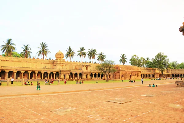 Brihadeshwara Храм и территории, tanjore Thanjavur Tamil nadu i — стоковое фото