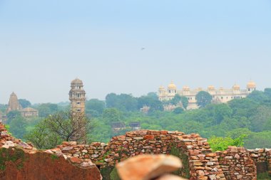 Büyük Chittorgarh Fort ve zemin rajasthan Hindistan