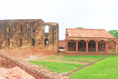 Büyük Fatehpur Sikri Kalesi ve karmaşık Uttar Pradesh Hindistan