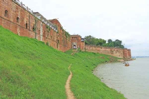 Festung am Fluss Allahabad Indien — Stockfoto