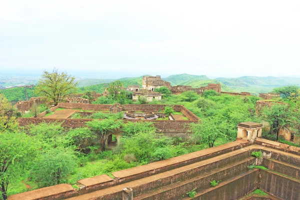 Ancient bundi fort and palace india — Stock Photo, Image