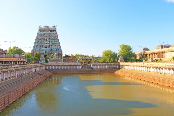 Enorme oude tempel complex chidambaram tamil nadu india — Stockfoto