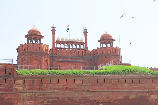 Kırmızı fort delhi Hindistan — Stok fotoğraf