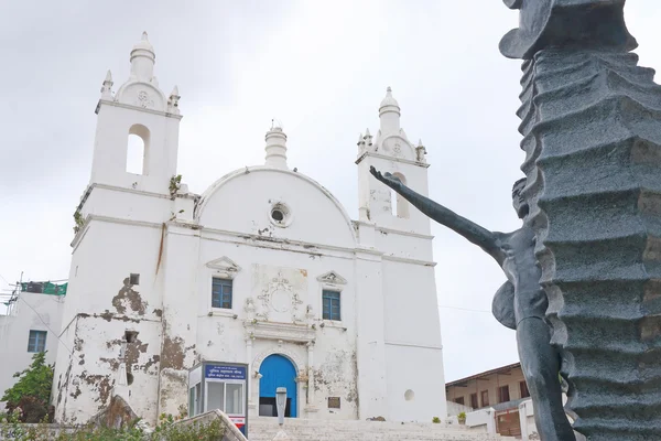 Makelloser Kolonialstil st thomas 's church diu gujarat india — Stockfoto