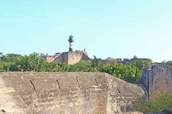 Beautifully maintained fort diu gujarat india — Stock Photo, Image